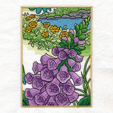Spring Hummingbirds Panel Scene