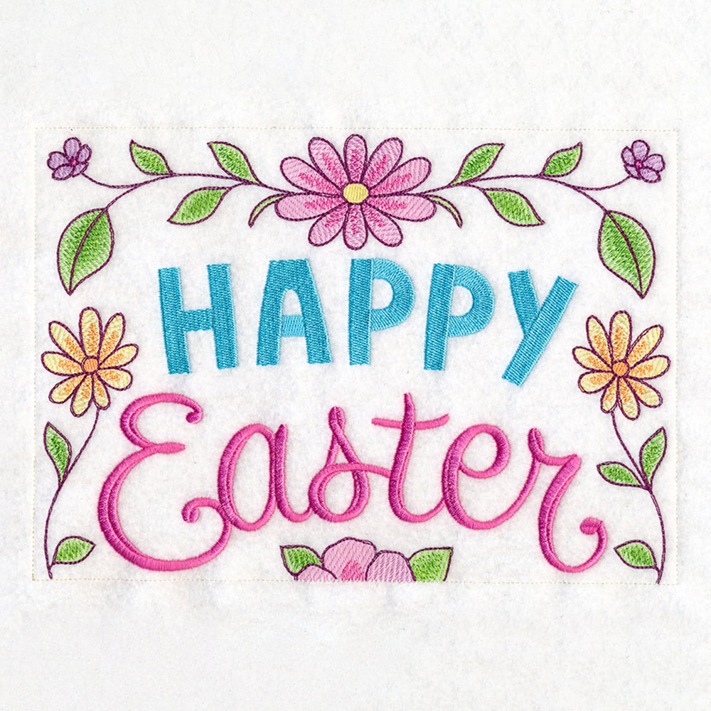 Happy Easter Garden Flag