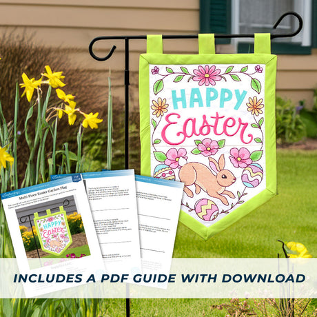 Happy Easter Garden Flag