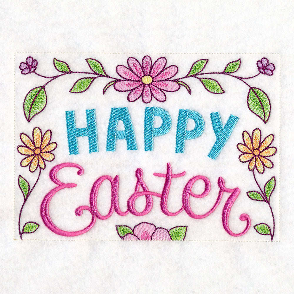 Happy Easter Garden Flag