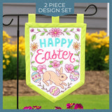 Happy Easter Garden Flag