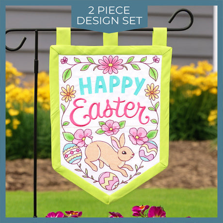 Happy Easter Garden Flag
