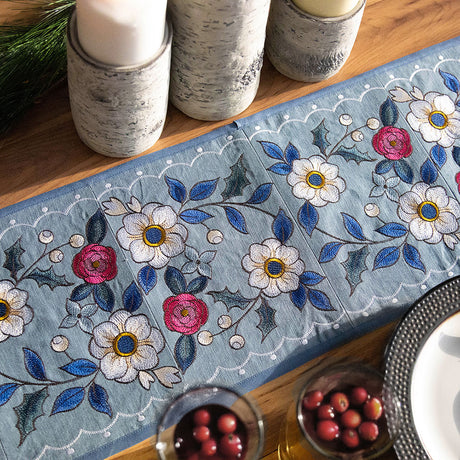 Winter Florals Table Runner Set
