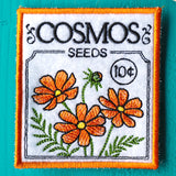 Garden Seed Packet Coaster - Cosmos (In-the-Hoop)