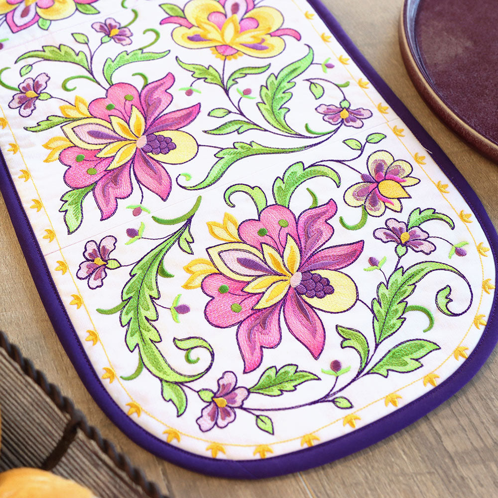 Jacobean Florals Table Runner Set