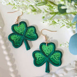 Lucky Shamrock Earrings (Miniature Lace)