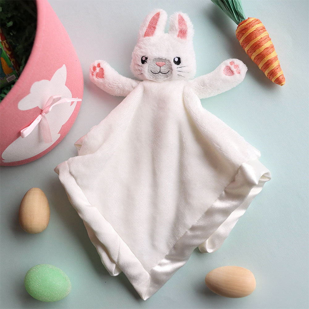 Snuggles and Smiles Stuffed Bunny Blanket Buddy (In-the-Hoop)