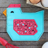 Farmyard Chicken Trivet (In-the-Hoop)