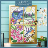 Summer Bluebirds Panel Scene