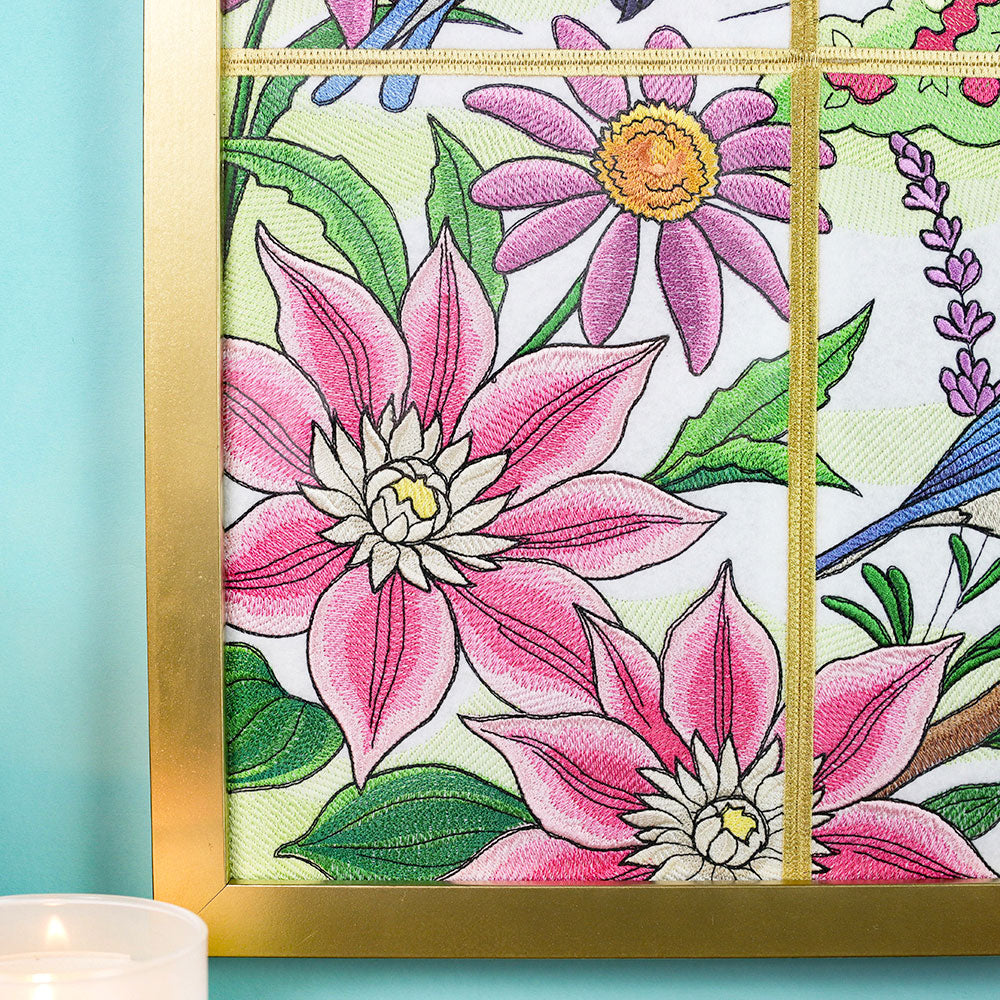 Summer Bluebirds Panel Scene