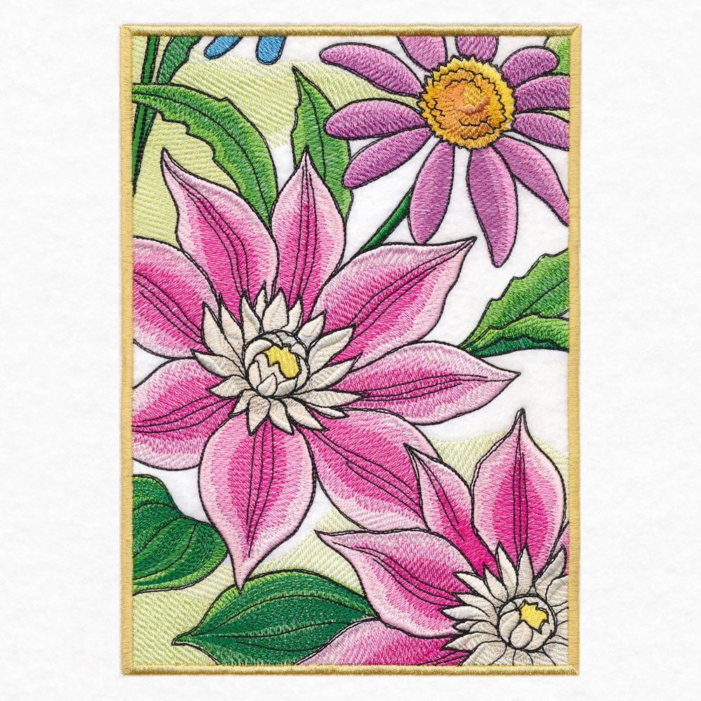 Summer Bluebirds Panel Scene