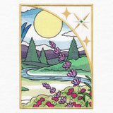 Summer Bluebirds Panel Scene