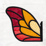 Rainbow Butterfly Pillow Set (Applique)