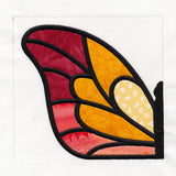 Rainbow Butterfly Pillow Set (Applique)