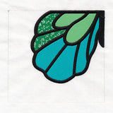 Rainbow Butterfly Pillow Set (Applique)