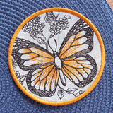 Garden of Inspiration Butterfly Coaster (In-the-Hoop)