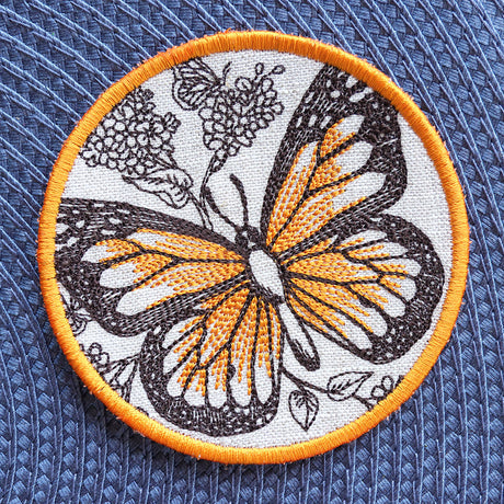 Garden of Inspiration Butterfly Coaster (In-the-Hoop)