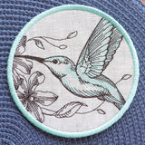 Garden of Inspiration Hummingbird Coaster (In-the-Hoop)