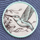 Garden of Inspiration Hummingbird Coaster (In-the-Hoop)