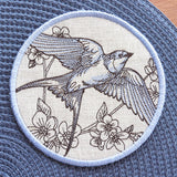 Garden of Inspiration Swallow Coaster (In-the-Hoop)