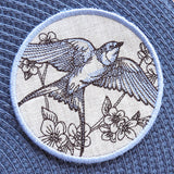 Garden of Inspiration Swallow Coaster (In-the-Hoop)