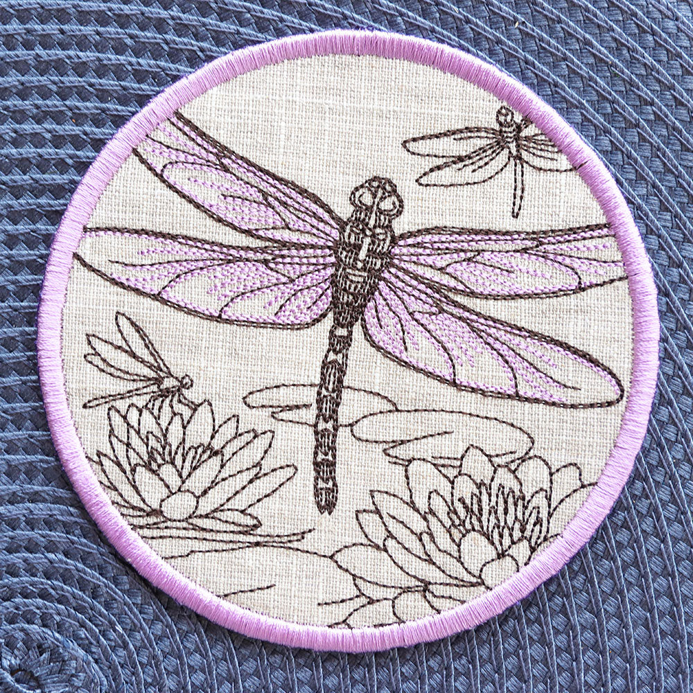 Garden of Inspiration Dragonfly Coaster (In-the-Hoop)