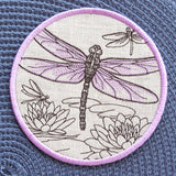 Garden of Inspiration Dragonfly Coaster (In-the-Hoop)