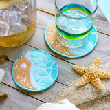 Beach Time Coaster (In-the-Hoop)