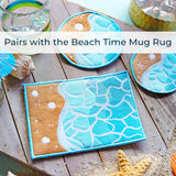 Beach Time Coaster (In-the-Hoop)