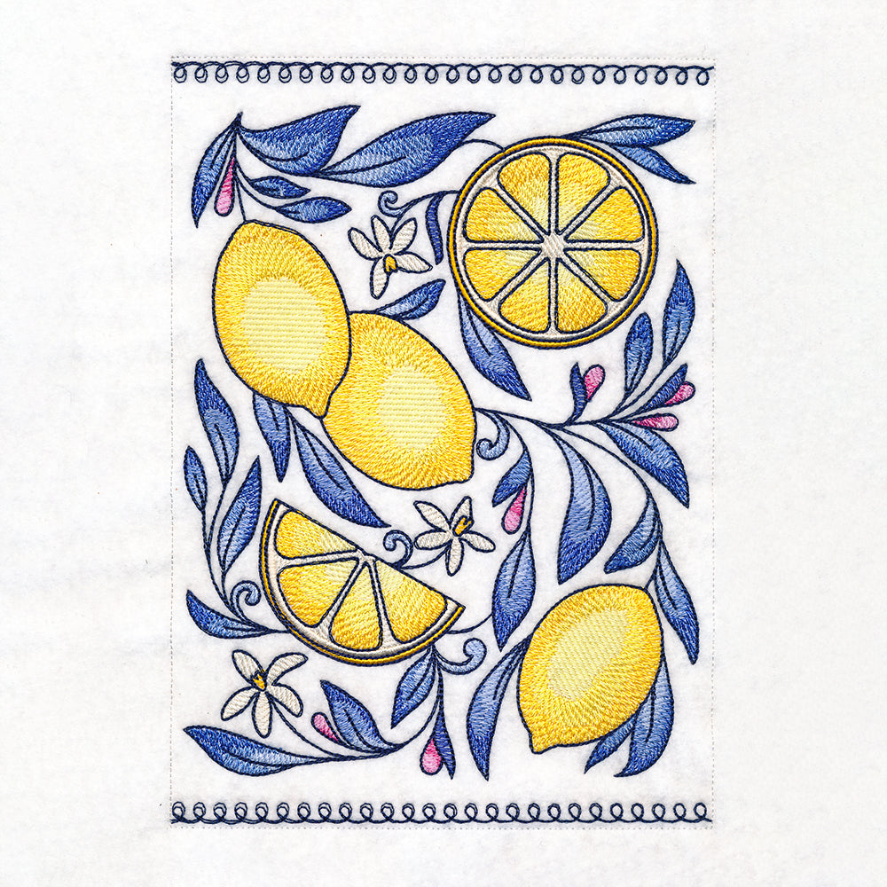 Summer Lemon Table Runner Set