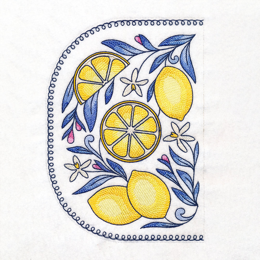 Summer Lemon Table Runner Set