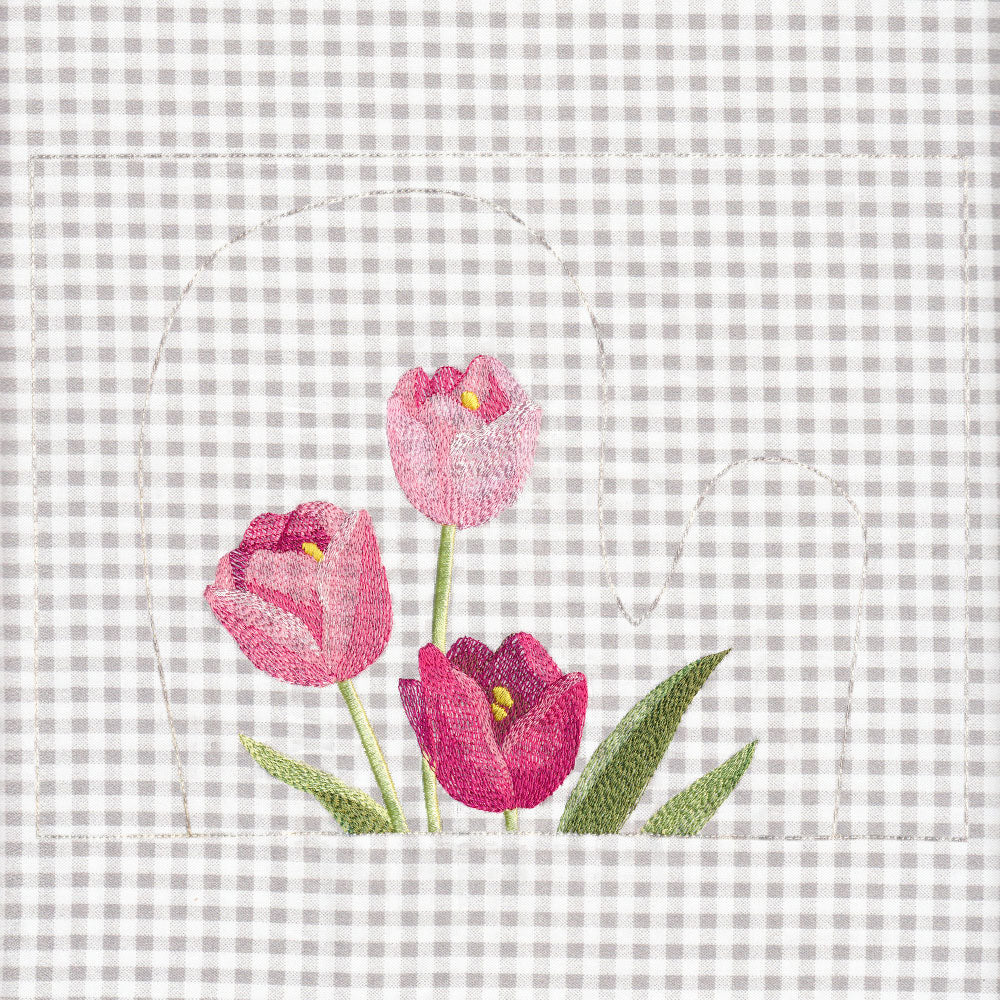 Truly Tulip Oven Mitt Set