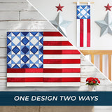 Americana Flag Panel Set (Applique)