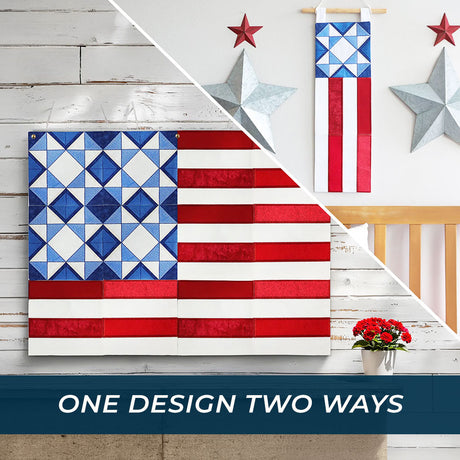 Americana Flag Panel Set (Applique)