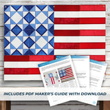 Americana Flag Panel Set (Applique)