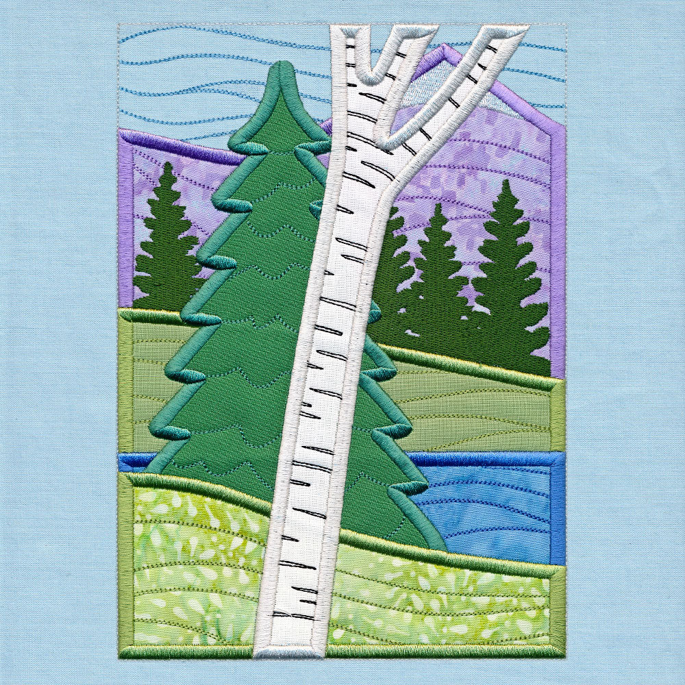 Woodland Lake Build-a-Scene Set (Applique)