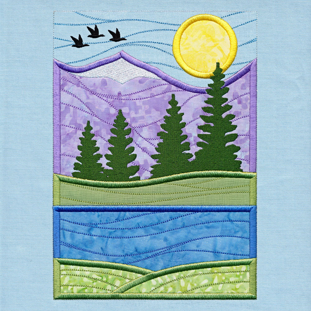 Woodland Lake Build-a-Scene Set (Applique)