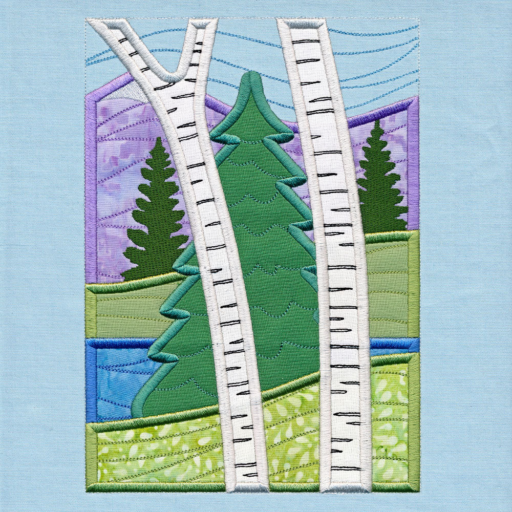 Woodland Lake Build-a-Scene Set (Applique)