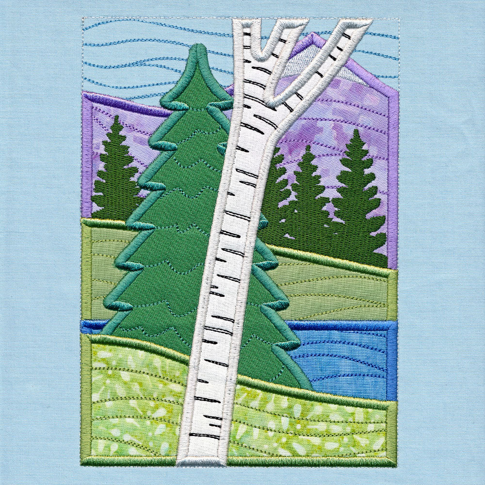 Woodland Lake Build-a-Scene Set (Applique)