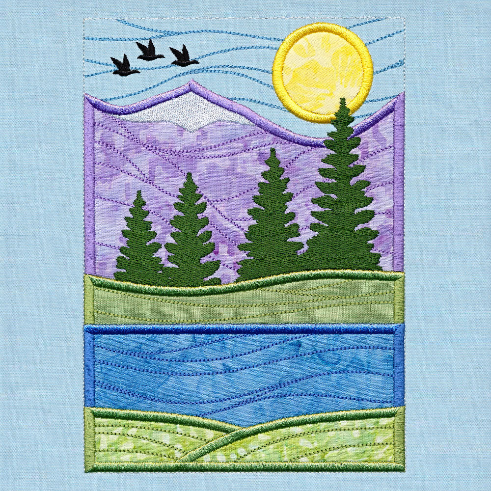 Woodland Lake Build-a-Scene Set (Applique)