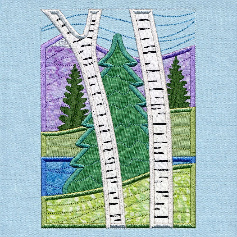 Woodland Lake Build-a-Scene Set (Applique)