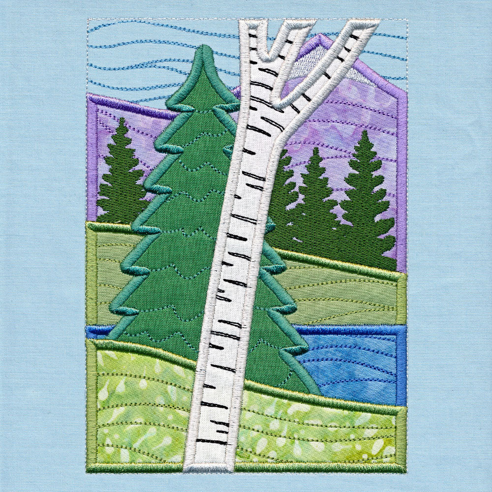 Woodland Lake Build-a-Scene Set (Applique)