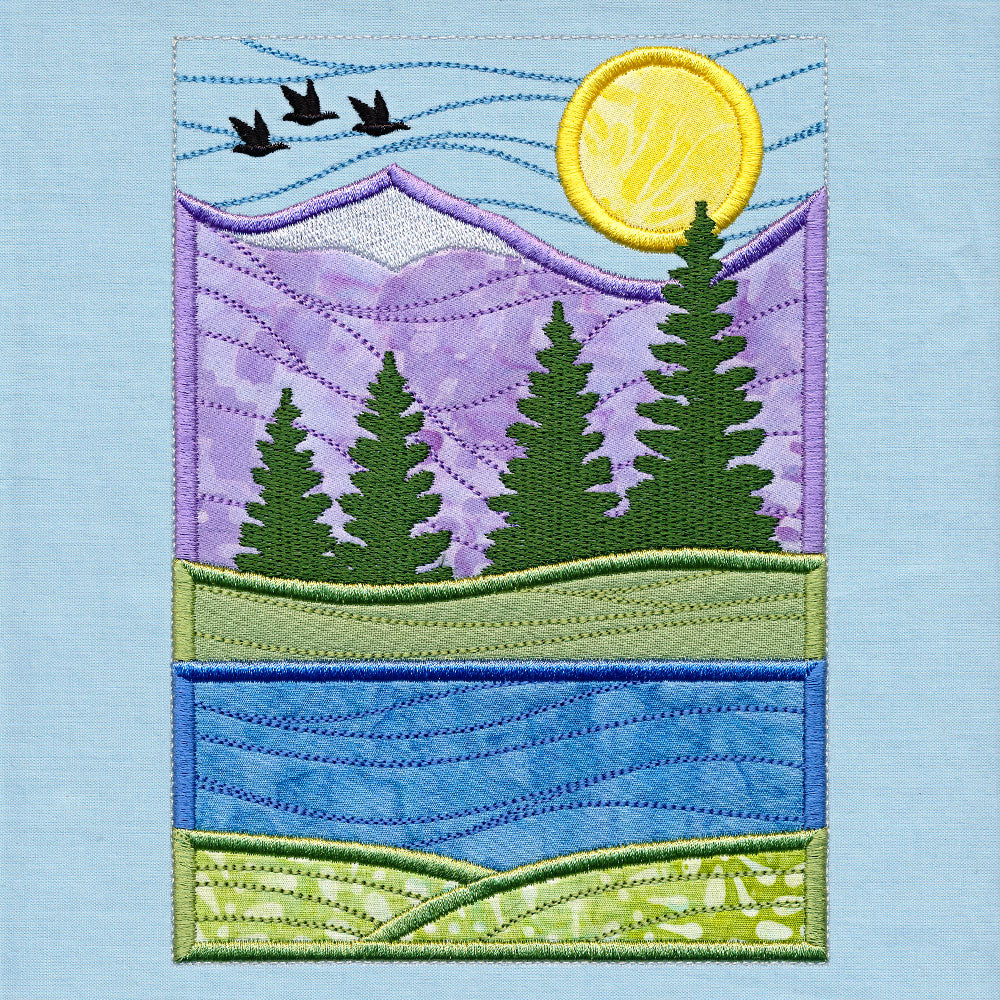 Woodland Lake Build-a-Scene Set (Applique)