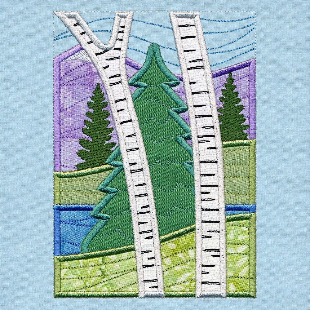 Woodland Lake Build-a-Scene Set (Applique)