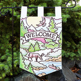 Welcome Northwoods Garden Flag