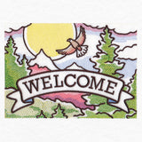 Welcome Northwoods Garden Flag