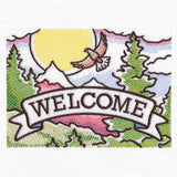Welcome Northwoods Garden Flag