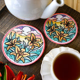 Flora & Fauna Trivet - Lily (In-the-Hoop)