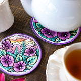 Flora & Fauna Trivet - Morning Glory (In-the Hoop)