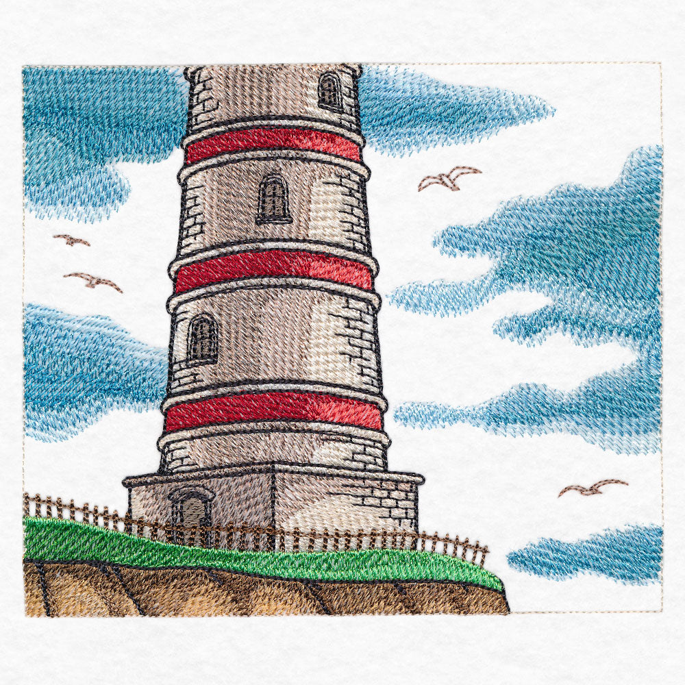 Coastal Lighthouse Scene Set
